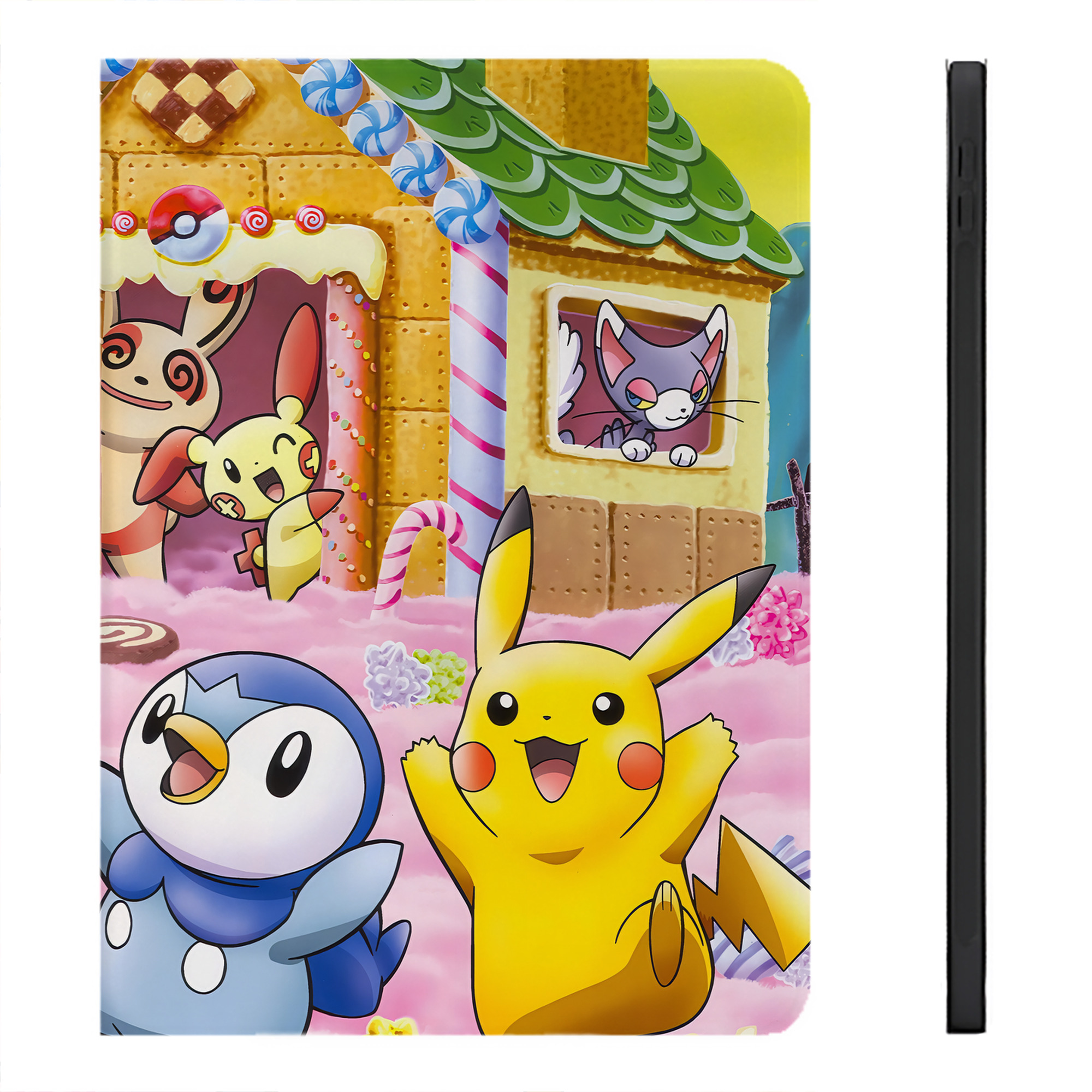 （画像用） ポケットモンスター Pokémon IPadケース ペンホルダー付き ブックスタイルデザイン